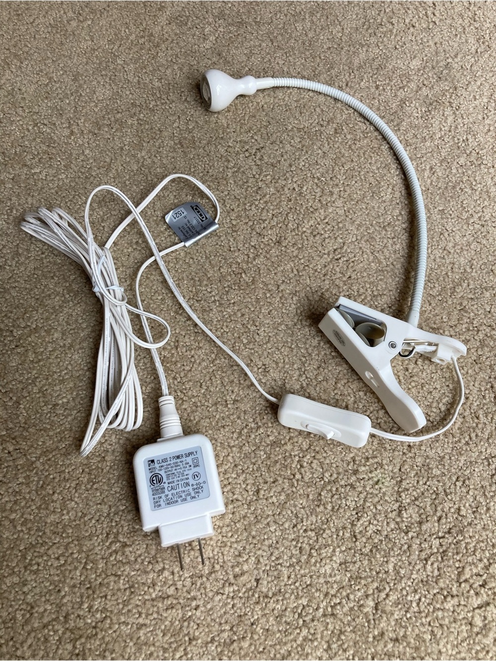 IKEA Jansjo Clip-On Lamp - LED White Gooseneck